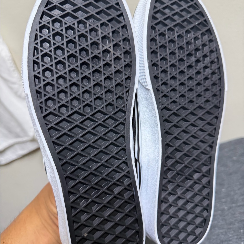 Vans Black Checkerboard Slip-On Loafers - Picture 7 of 9